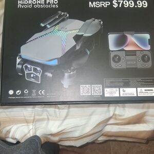 Foldable Drone with Obstacle Avoidance — Black